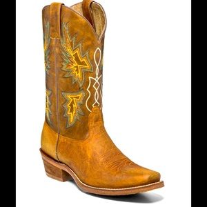 NOCONA MEN'S HERO GO ROUND TAN SQUARE TOE WESTERN BOOTS (NB6022) Men’s SIZE 10